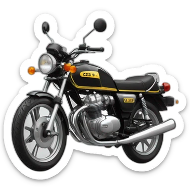 bike honda cb 250 sticker