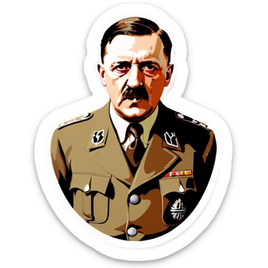 adolf hitler sticker