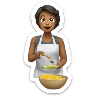 If the lights are on in the kitchen, it must be Mom preparing dinner. sticker