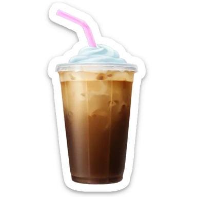 Iced coffee sticker