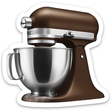 Kitchen Aid mixer brown sticker