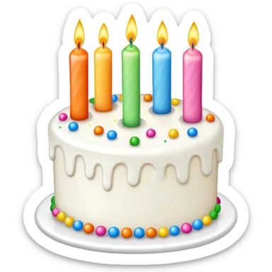 Happy Birthday! Wishing you many many happy returns of the day! sticker