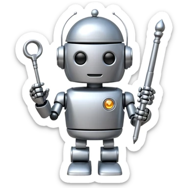 Robot Maestro Conductor sticker