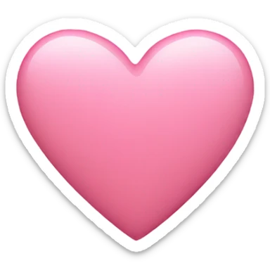 Pink heart  sticker