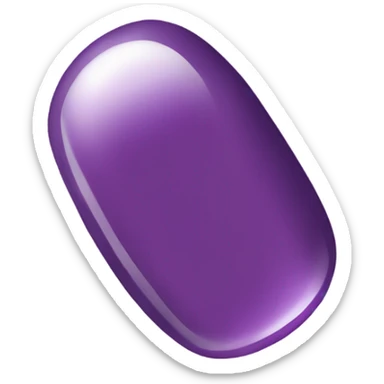 perple nail polish sticker