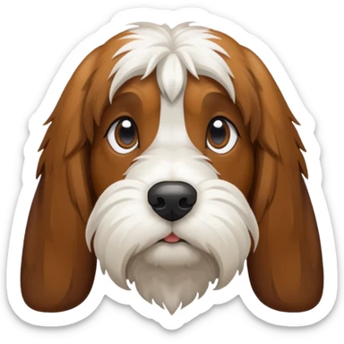 Petit basset griffon vendeen dog sticker