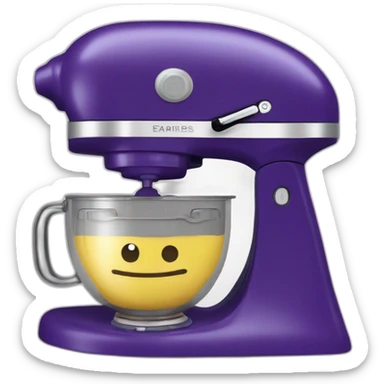 Ruffles and mixer buttons with trend curves sticker