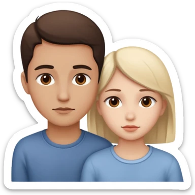 the duality of friendship: gentleness and cruelty sticker