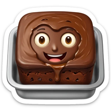 brownie al forno sticker