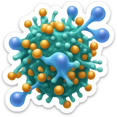 Cell biology sticker