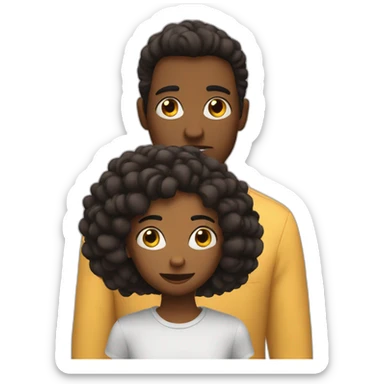 me trying to talk with my teenager daughter sticker