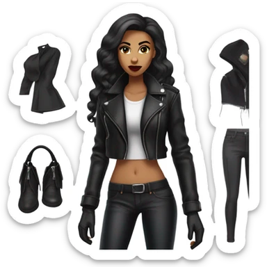 Gangster girl sticker