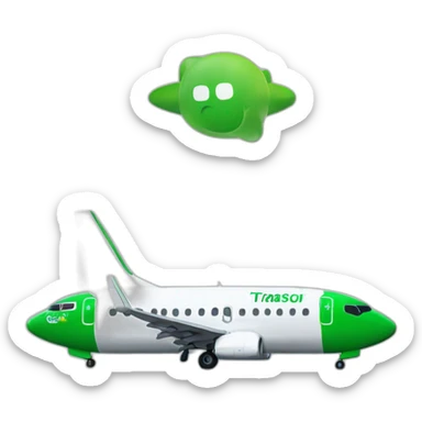 Avion Boeing 737 Transavia sticker