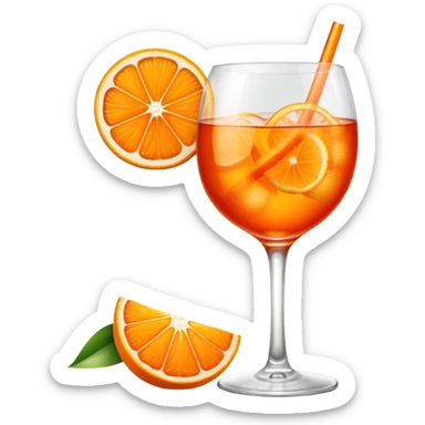Aperol spritz sticker