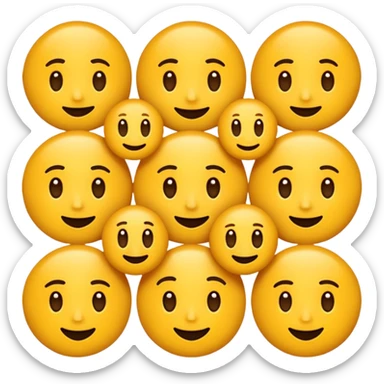  emoji style from top down view, simplified but accurately recognizable silhouette, centered and isolated sticker