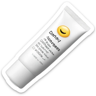 eye cream bottle with label sticker