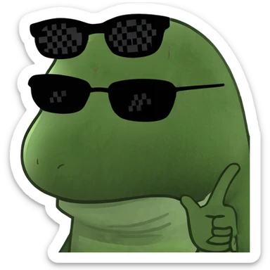 brown haired man meme sticker