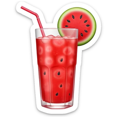 watermelon soft drink sticker