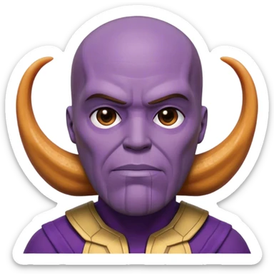 Thanos from Squid game! sticker