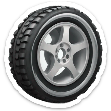 car drift tire track sticker