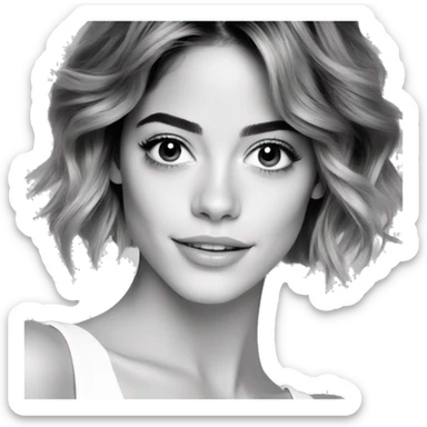 TINI Stoessel sticker
