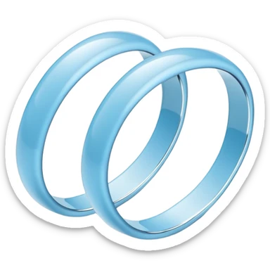 Light blue bracelets sticker