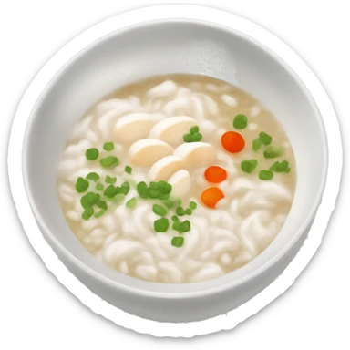 bowl of congee sticker