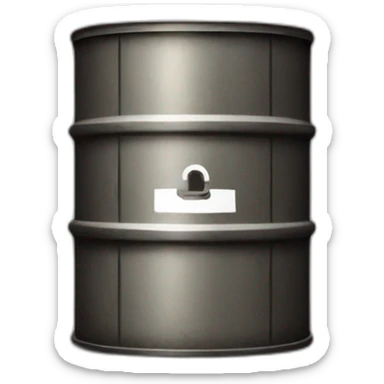 oil barrel sticker