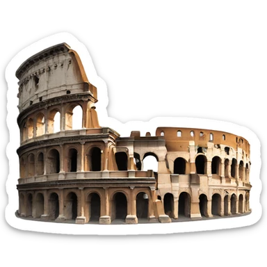 colosseo roma sticker