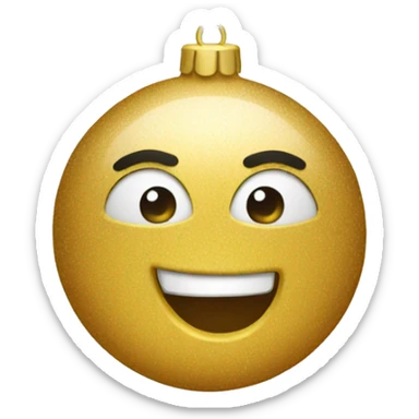 Christmas tree decoration sticker