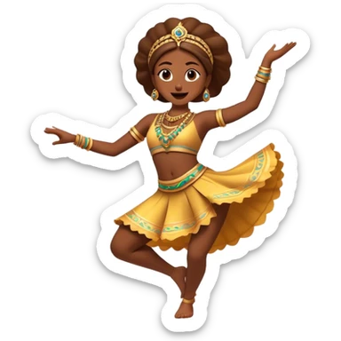 Cinematic Realistic Sirtaki Dance Pop Culture Emoji, showcasing energetic traditional dance movements rendered with dynamic, rhythmic lighting and expressive detail. sticker