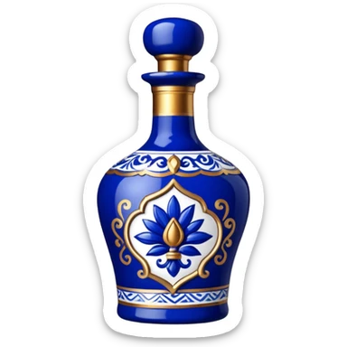 Bottle of clase azul tequila sticker