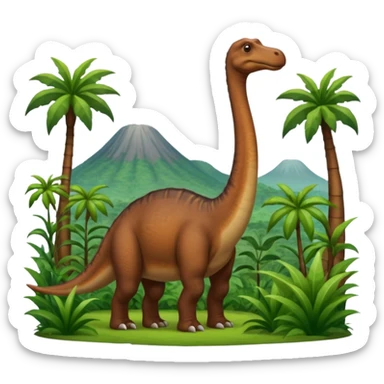Não o sauropode  no Congo sticker