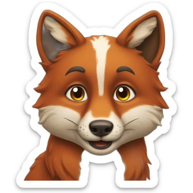 Renard sticker