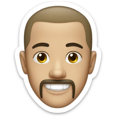 smiling American history x sticker