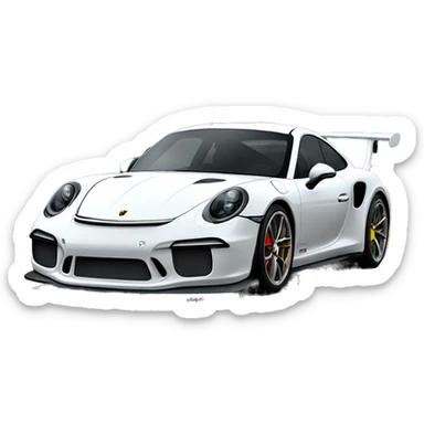 Porshe gt3 sticker
