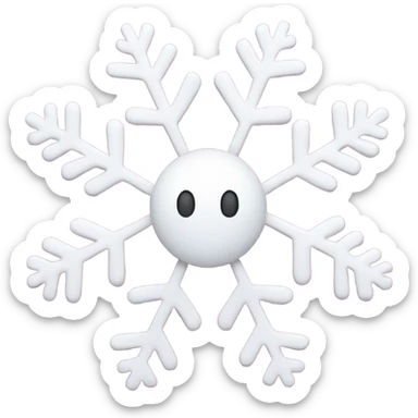 Pink January emoji sticker