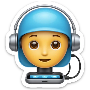 ai assistant icon sticker