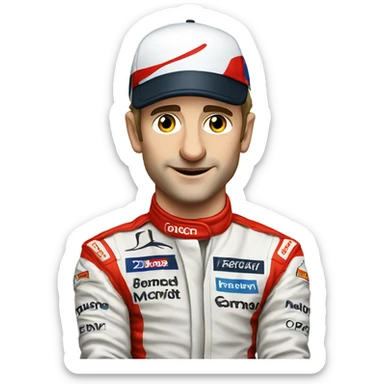 formula one driver charles lecrec  sticker