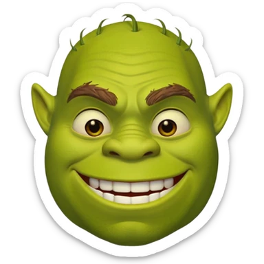 shrek shrek shrek sticker