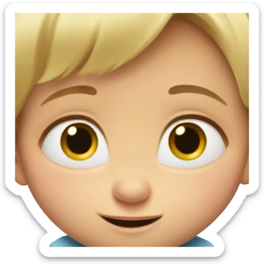 baby riley face from inside out 2 movie sticker