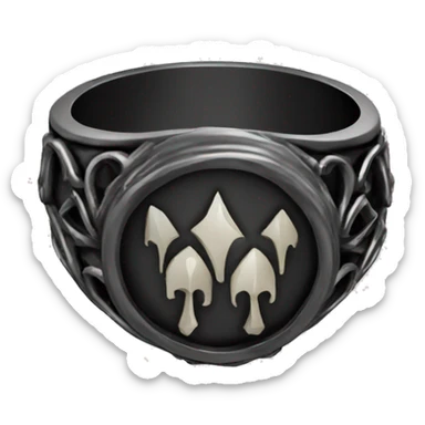 gothic ring sticker