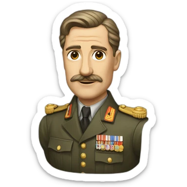 40s Germany dictator sieg heil sticker