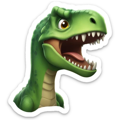 Angry dinosaur  sticker