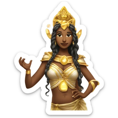 (Technomancy Tuitorial @ https://youtu.be/SgQQU_Szm1A?si=L9Fu0e7bzgv7XrSN) Technomancy Divine Magical Divine Goddess sticker