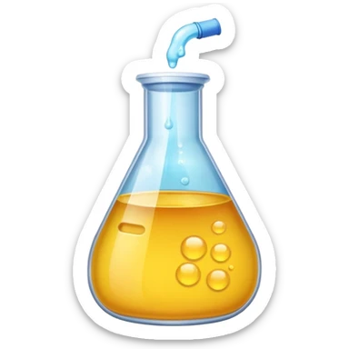 chemical in a plastic container sticker