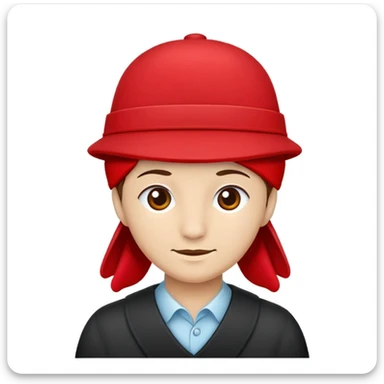 red hat emoji sticker