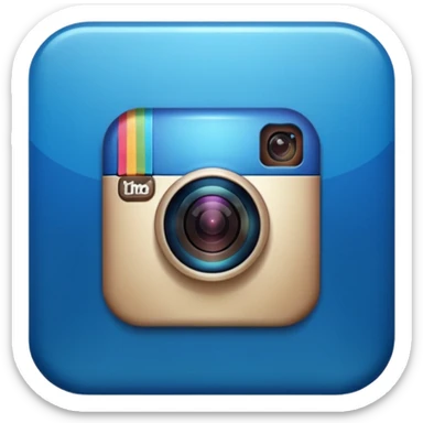 Instagram mavi tik sticker