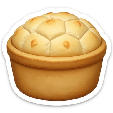 Pao de queijo pequeno sticker