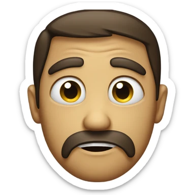 I am sadness joking sticker